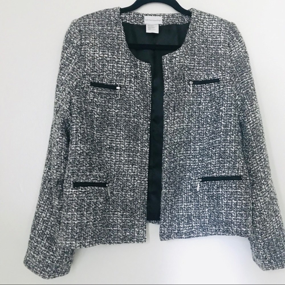 Soft Surroundings Vintage Boucle Blazer Jacket